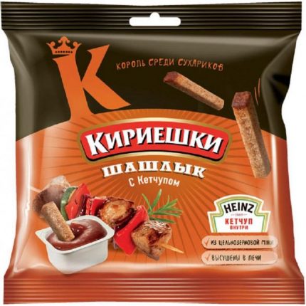 Кириешки (шашлык+соус) 60гр